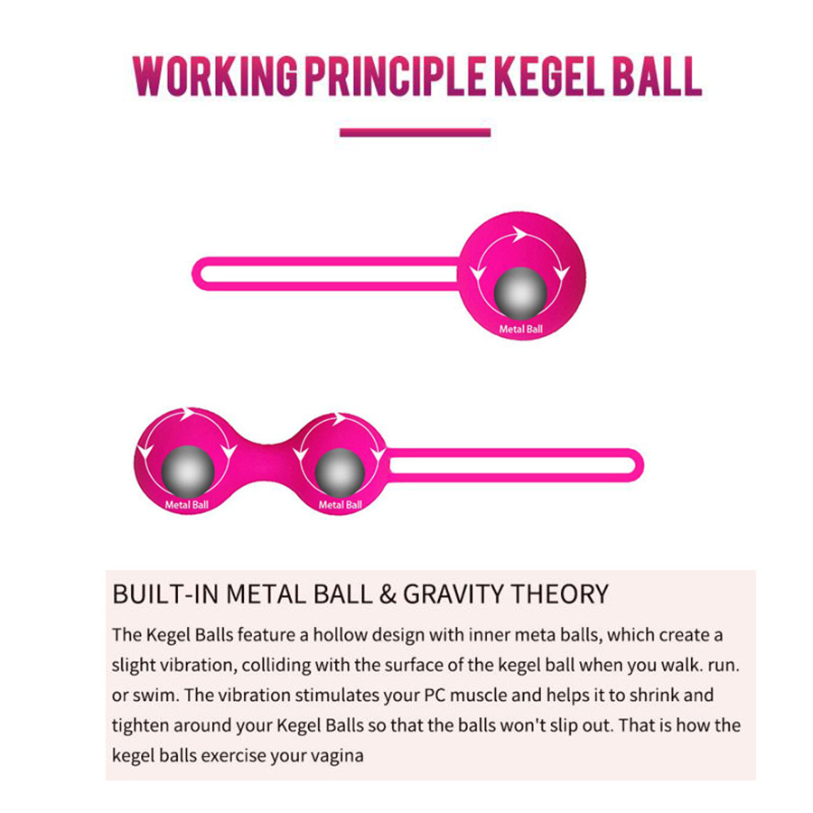 Safe Silicone Smart Ball Vagina Tighten Exercise Machine Sex Toy for Women Geisha Ball Kegel Ball Muscle Trainer Adults Products