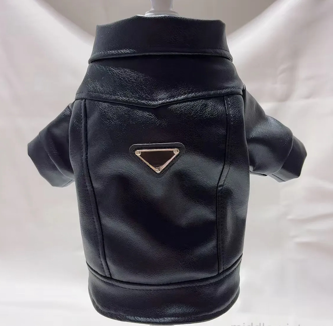 Autumn And Winter New Pet Leather Jacket Teddy Schnauzer Maltese French Bulldog Cat Dog Clothes Jacket Dog Warm Clothes JJ a78 JJ