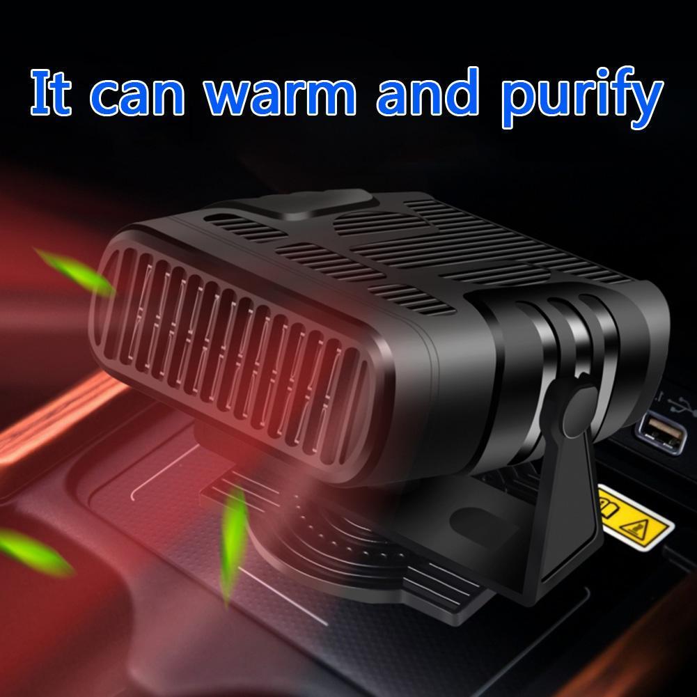 Air Cooler Fan Car Heater Portable Heating Device Windscreen Demister Defroster Outdoor Personal Car Parts Decoration