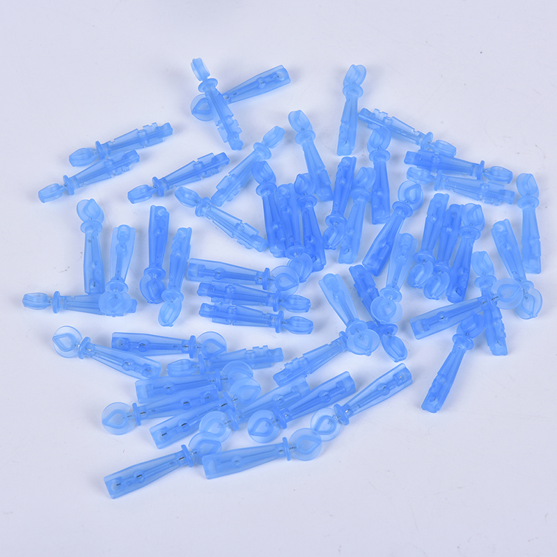 50Pcs/box Disposable Fleam Vent Drain Blood Lancet Dedicated Massage Stick Use For Pen Sterile Lancets Needles Massage Strick