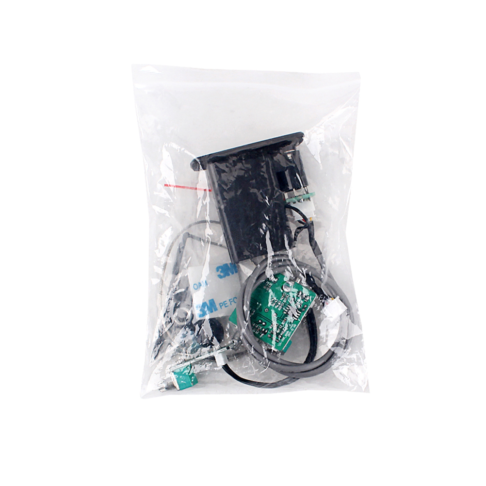 3-Band EQ Active Piezo Pickup Preamp System Amplifier for Acoustic Guitar Bass AL-202 (Black)