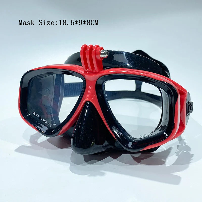 Diving Soft Mask Professional Waterproof Silicone Glasses UV goggles Adult Snorkel Set Scuba Diving Supplies Snorkeling Sets smile