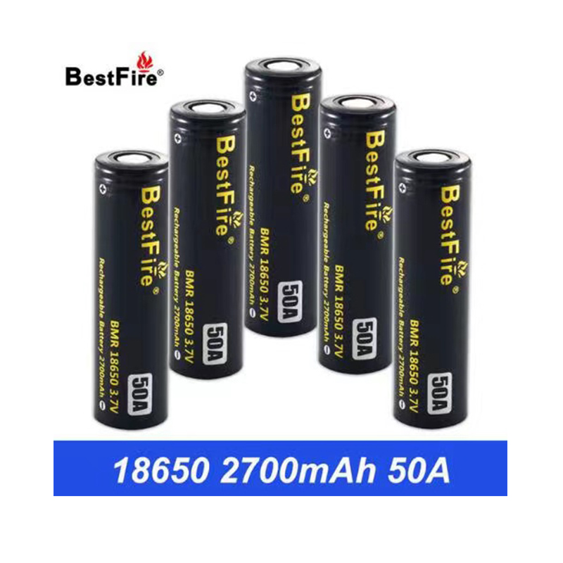 Original BestFire BMR IMR 18650 Battery 2600mAh 60A 2700mAH 50A 3100mAh 3500mAh 40A Capacity Drain Rechargeable Lithium Batteries Black Box Packaging 