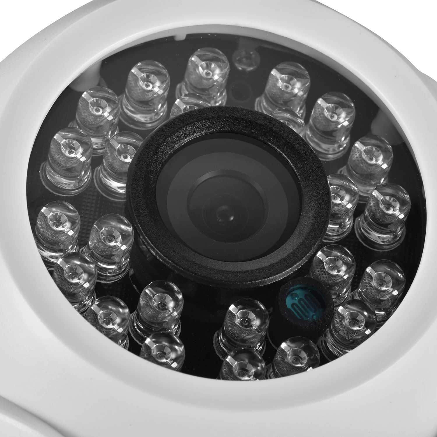 IP Cameras AZISHN AHD Security Camera 5MP 1080P 720P Indoor IR CUT Filter 24LEDS Night Vision CCTV H.265+ Video Surveillance 240413