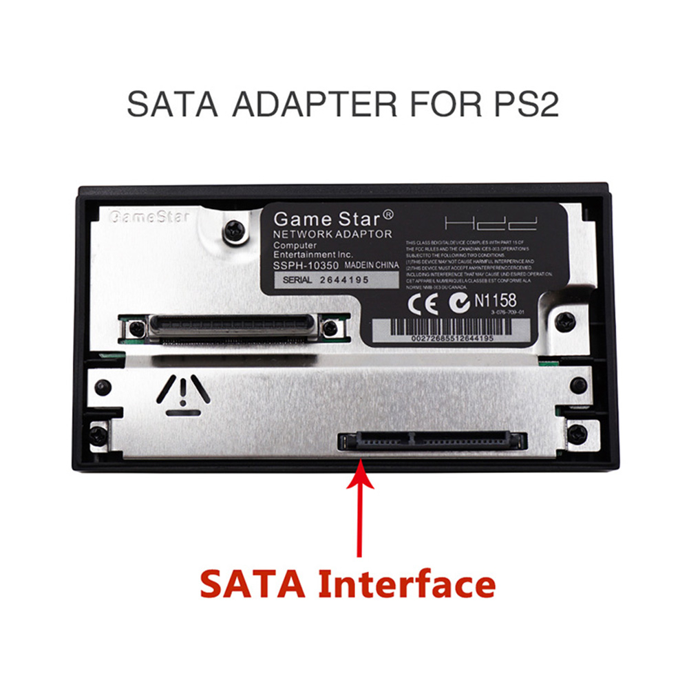 Universal Console Network Card SATA/IDE Interface Parallel Network Card Adapter 2.5/3.5 Inch SATA HDD Gaming Accessories for PS2