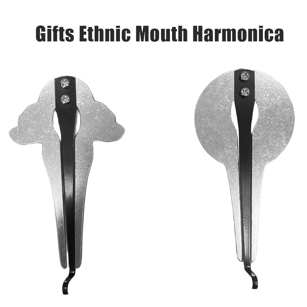 Ethnic Mouth Harp Chrome Russian Musical Harmonica Beautiful Sound Portable Jews Harp Professional Musical Instrument