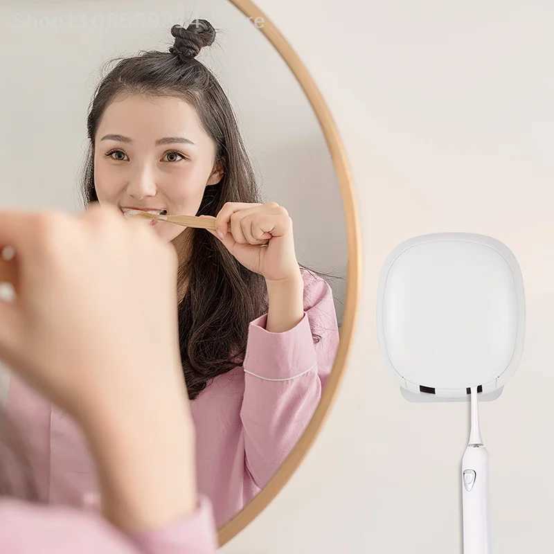 Toothbrush Sanitizer No Punching Uv Toothbrush Head Disinfection Box Drying Box Sterilizer Usb Rechargeable Portable Toothbrush Holder 240413