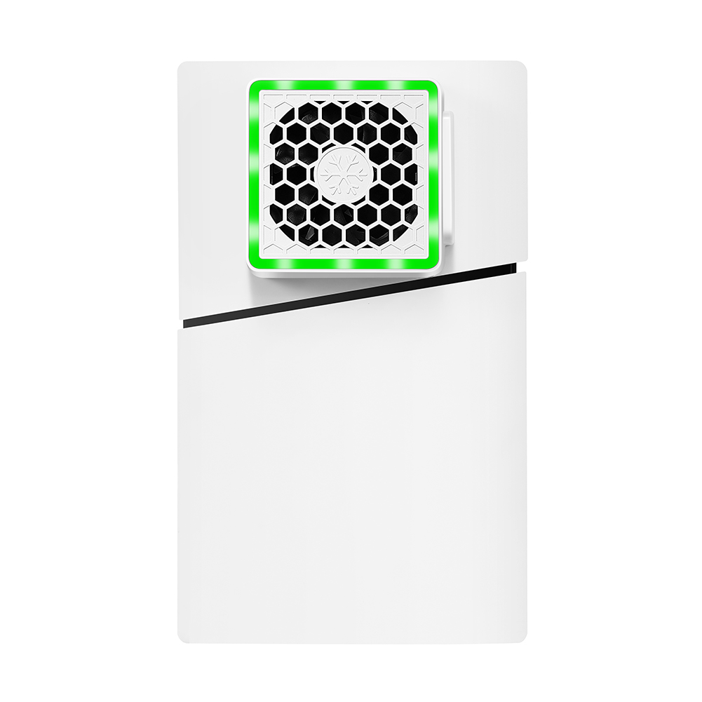 Cooling Fan with LED Light 2 USB Ports Game Console Side Cooler Side-mounted Fan Console Cooler Fan for PS5 SLIM