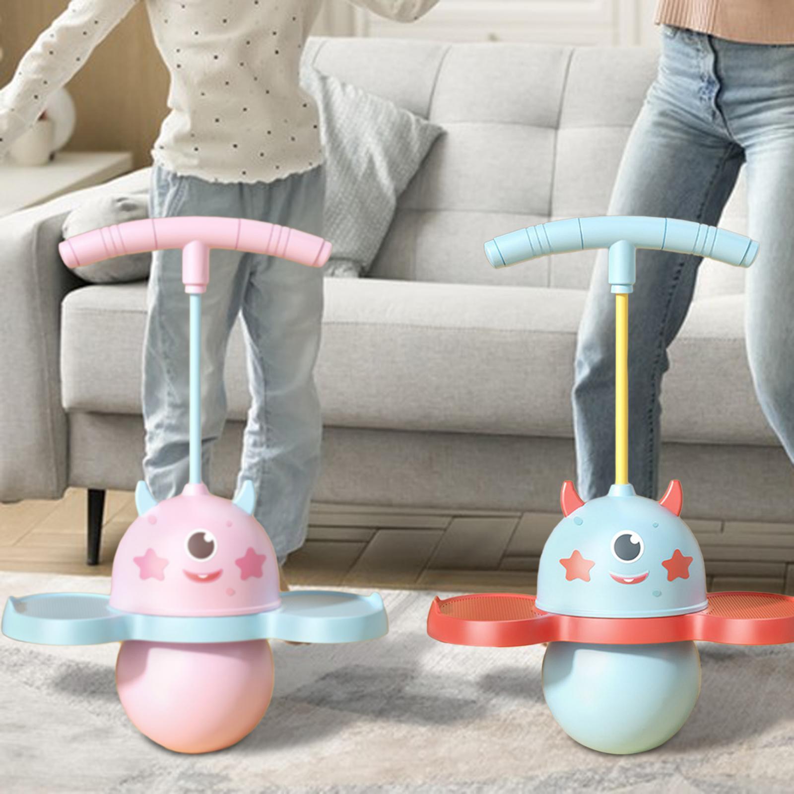 Pogo Ball with Handle Pogo Jump for Exercise Balance Ability Indoor Outdoor