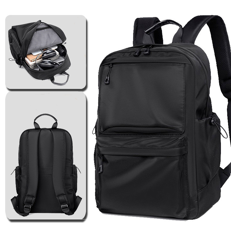 Large Capacity Backpack Men Travel Outdoor Laptop BagOxford Solid High School Bags Teen College Boys Collage Student Backpack zy666