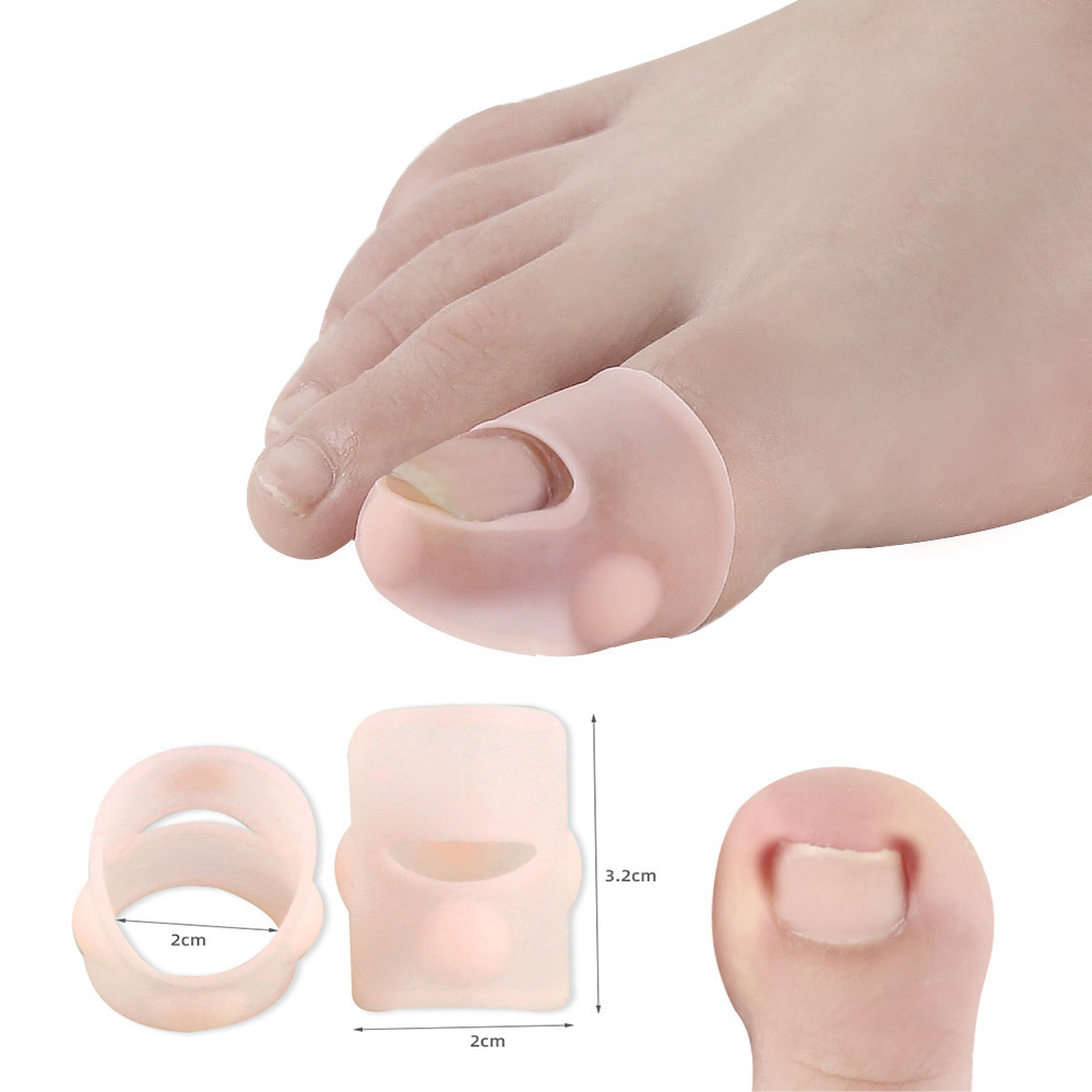 Pexmen 2/4/10Pcs Gel Ingrown Toenail Corrector Sleeves Big Toe Nail Healing Care Protectors Paronychia Treatment Pedicure Tool