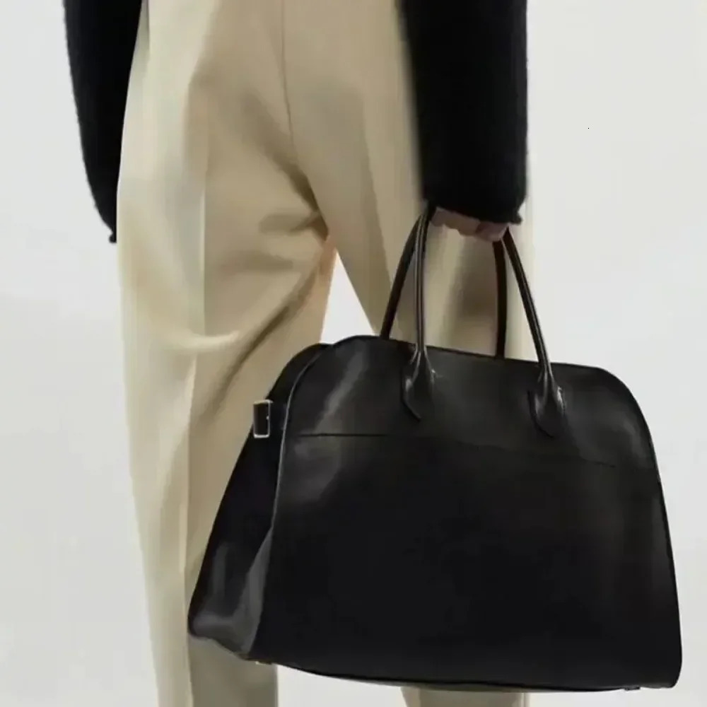 Cowhide Retro Bag,Large-Capacity Tote Bag, Leather Versatile Commuter Shoulder Handbag,Women's Boston Bag For Storage Polyester BagVoyage