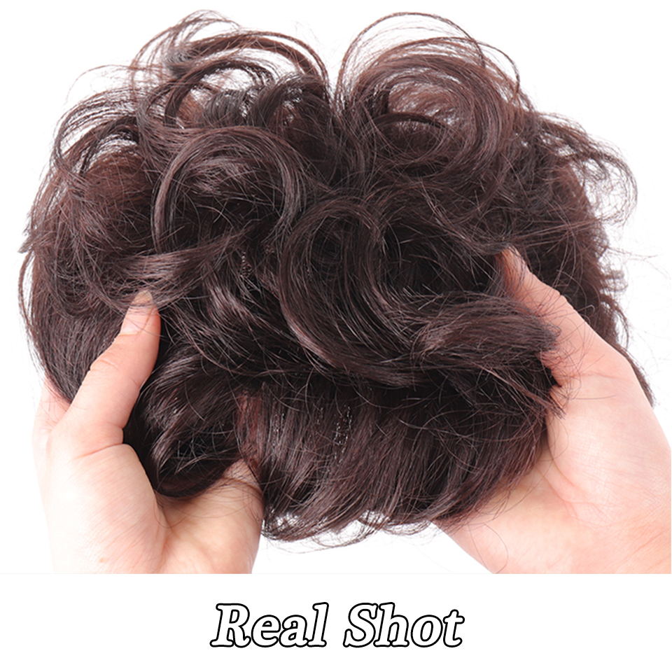 FOR Synthetic Long Water Wavy Curly Half Head Wig Women's Hairpieces Invisible Head Top Wig Block Increase Hair Volume
