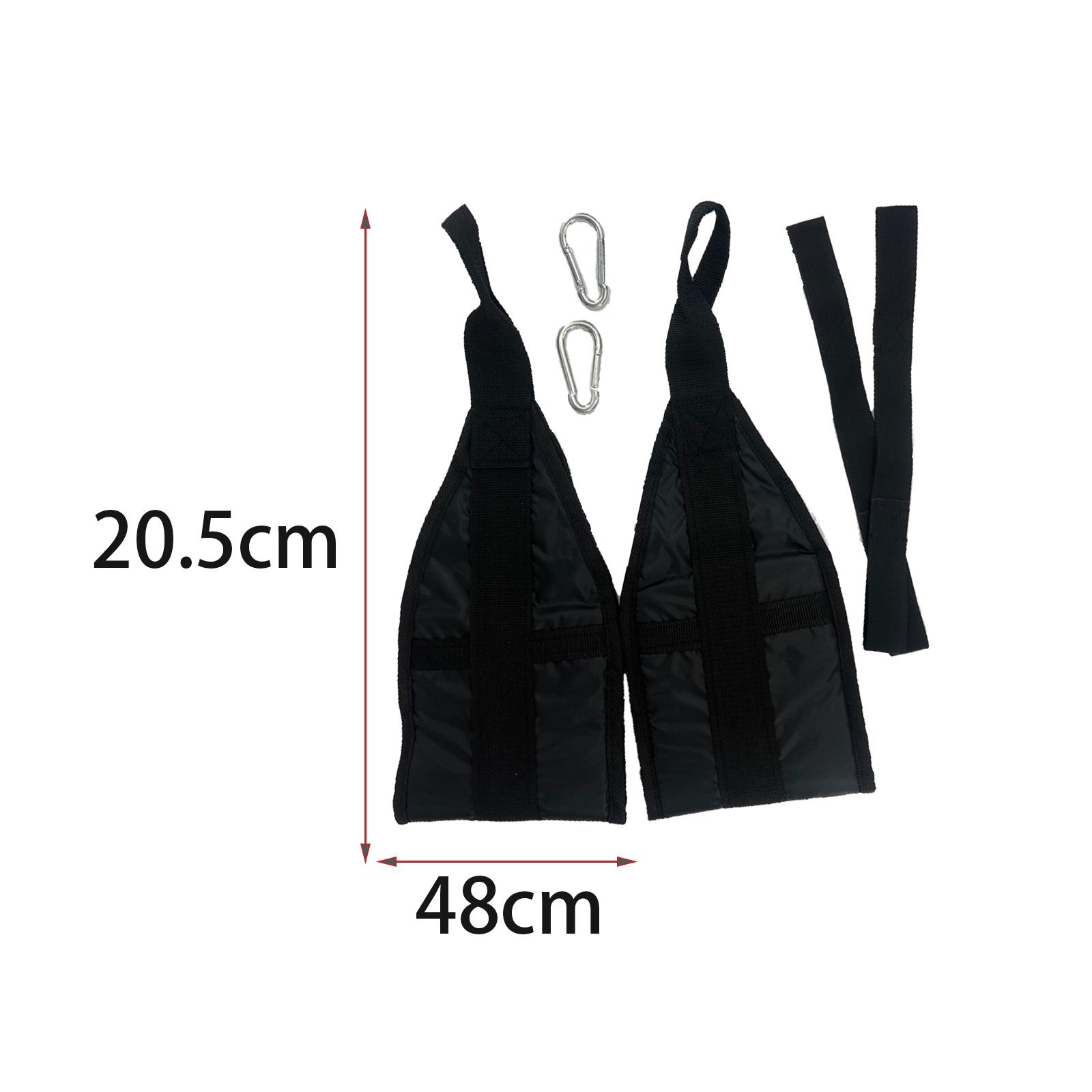 Ab Toning Belts Abdominal Trainer Belt Practical Door Hanging Nonslip Exercise Home Pull up Bar Attachment Hanging Ab Straps