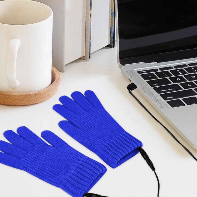 Heated Unisex USB Gloves Winter Electric Warm Gloves Thickened Wrist Hand Warmer For Hiking Fishing ddmysmile Skiing And Climbing Smile