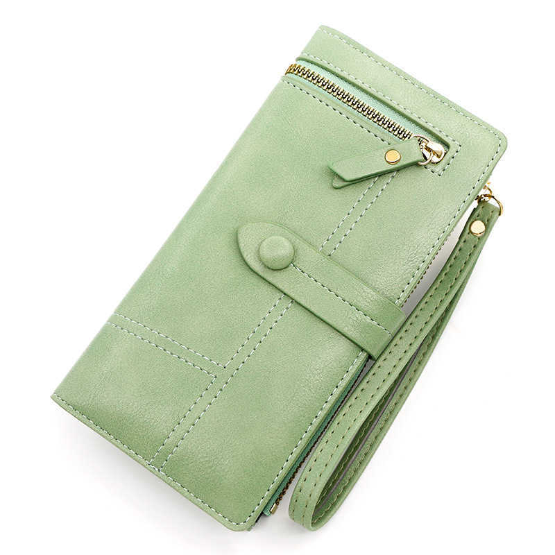 women wallet fresh and sweet PU leather long zipper coin purse discount wallet 241113
