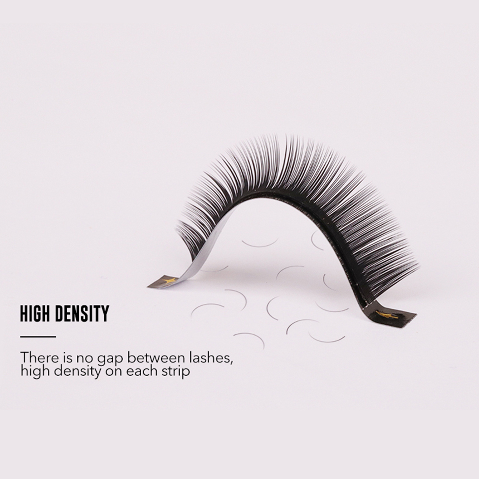 Lashprofessor Korean PBT Fiber 16Rows Mega Volume Eyelash Extensions Faux Mink Premium Russian Silk Eyelash Makeup Classic Cila