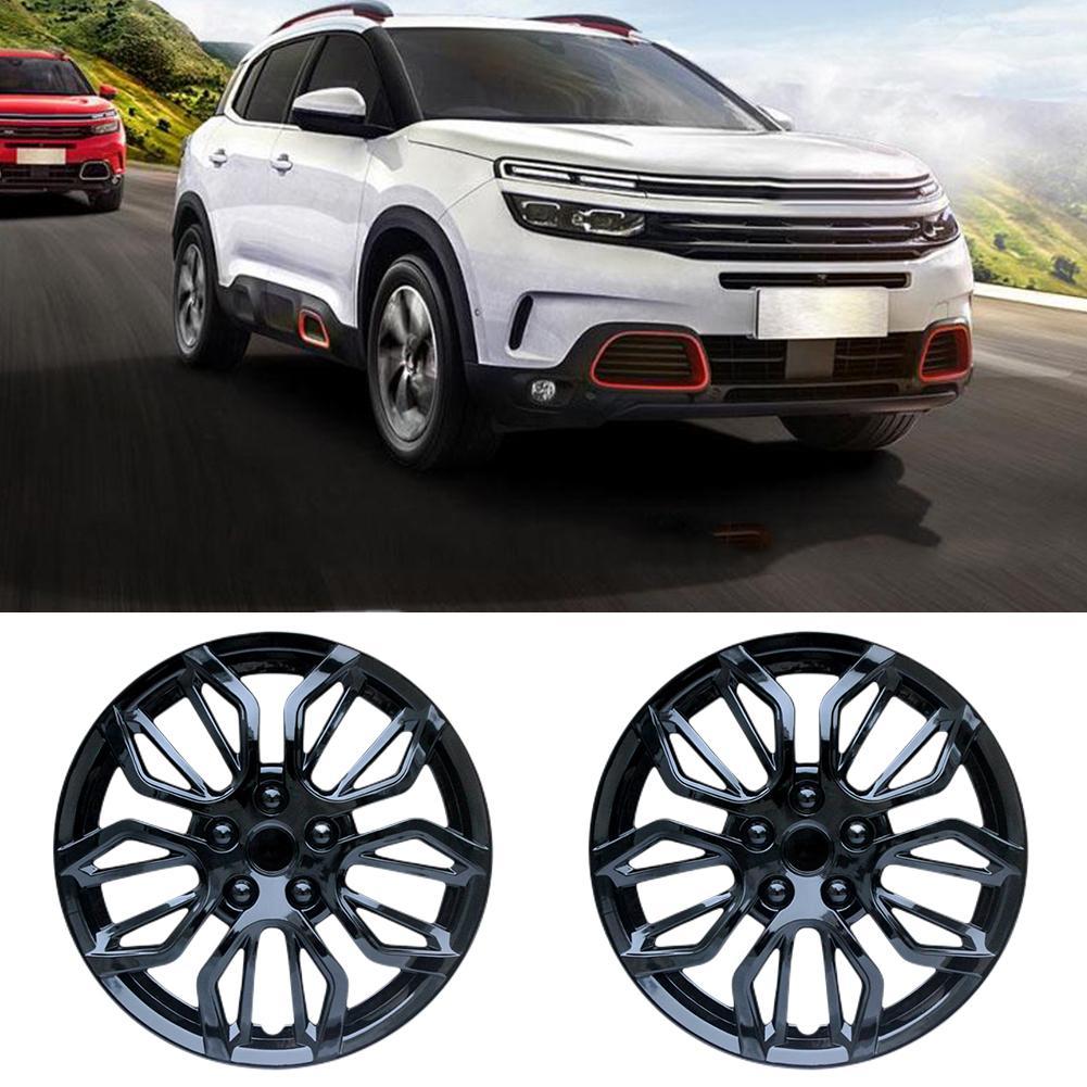 1PC Universal 15" Car Wheel Trims Hub Cover Rim Center Spoke Car Decorative Wheel Clip Hubcap Cover On 10 Accessories D1S8