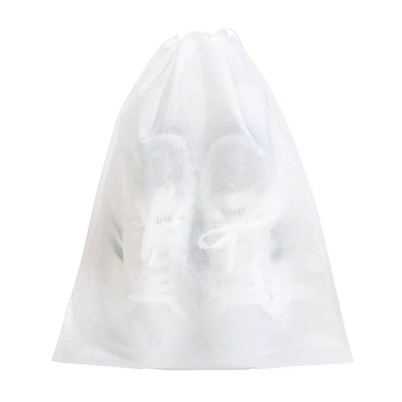 50 pieces of non-woven dust-proof shoe bags wardrobe storage drawers 241113