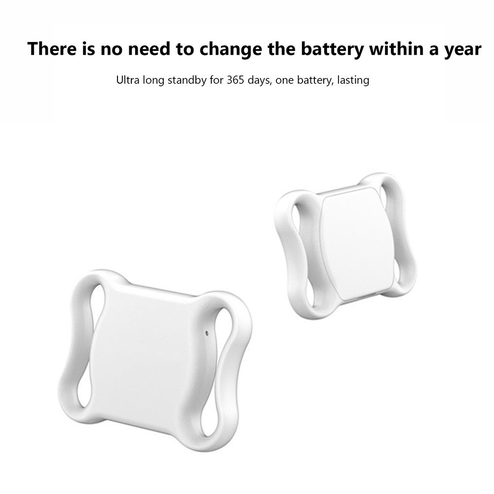 GPS Tracker for Dogs Smart Activity Tracker Works with Any Collar Waterproof Pet Tracker Bluetooth-Compatible Locator for Cats