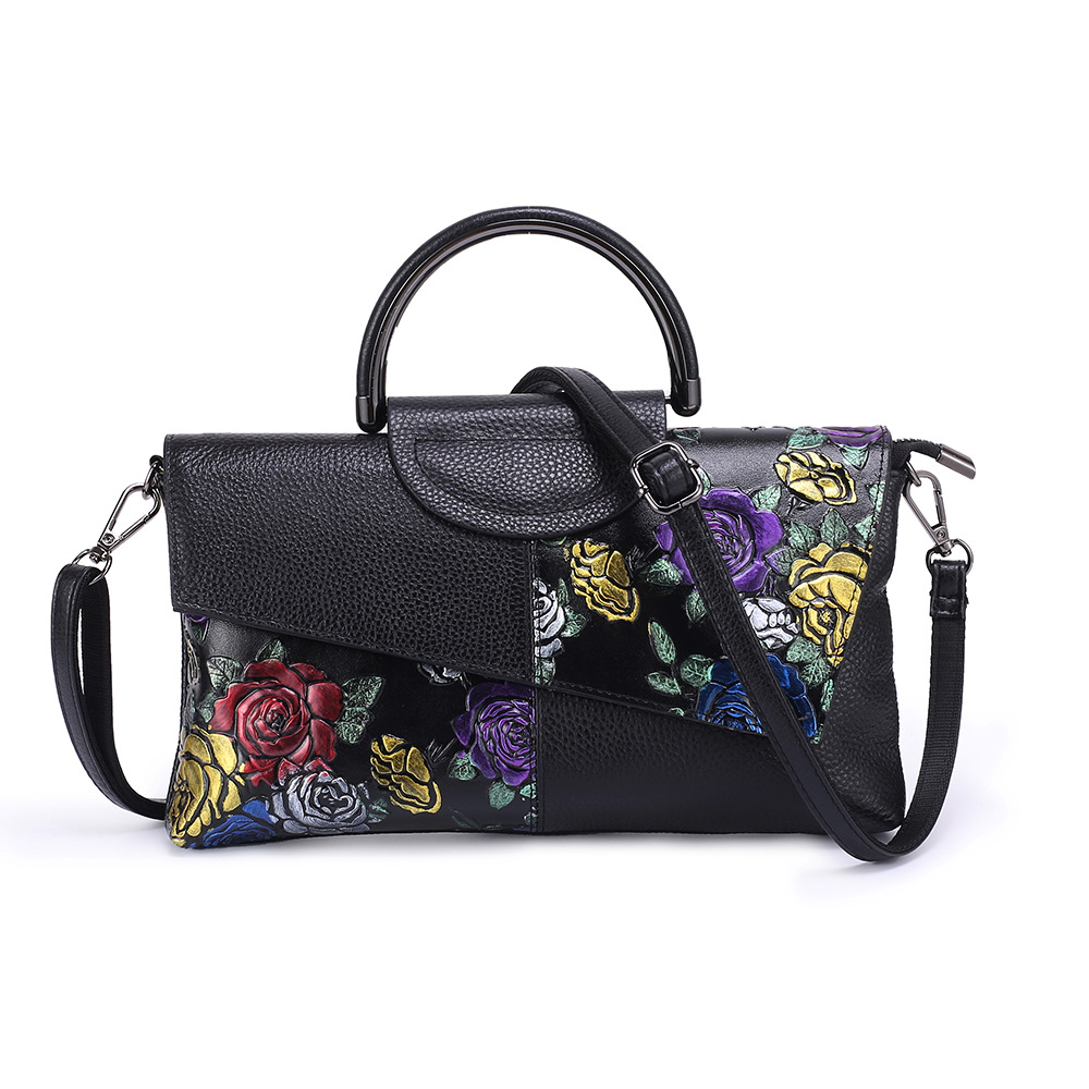 Genuine Leather Shoulder Bags Women Luxury Serpentine Cowhide Handbag Phone Lipstick Key Pouch Clutch Crossbody Bag For Female