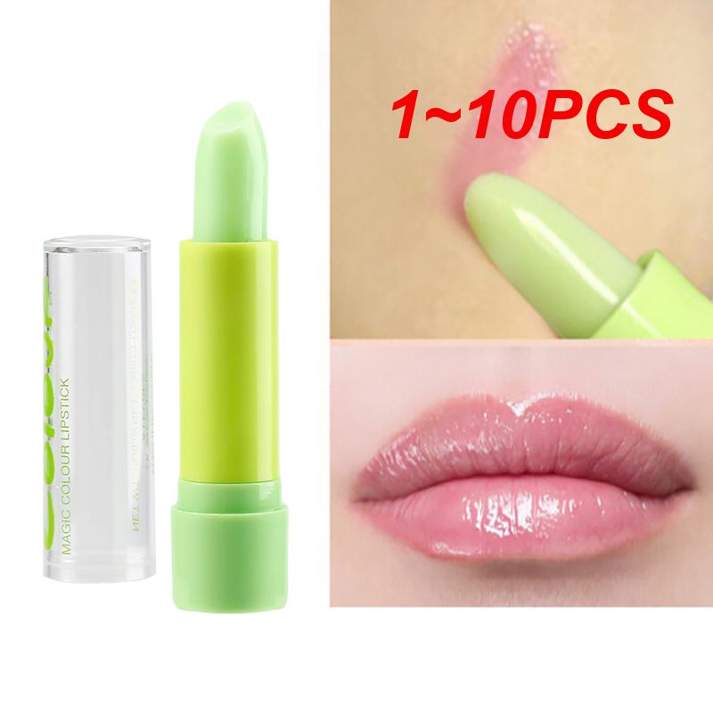 Change Lipstick Color 1~10PCS Anti-drying Lighten Fine Lines Lip Balm Lasting Moisturizing Nourish Lip Care Makeup Korea smile