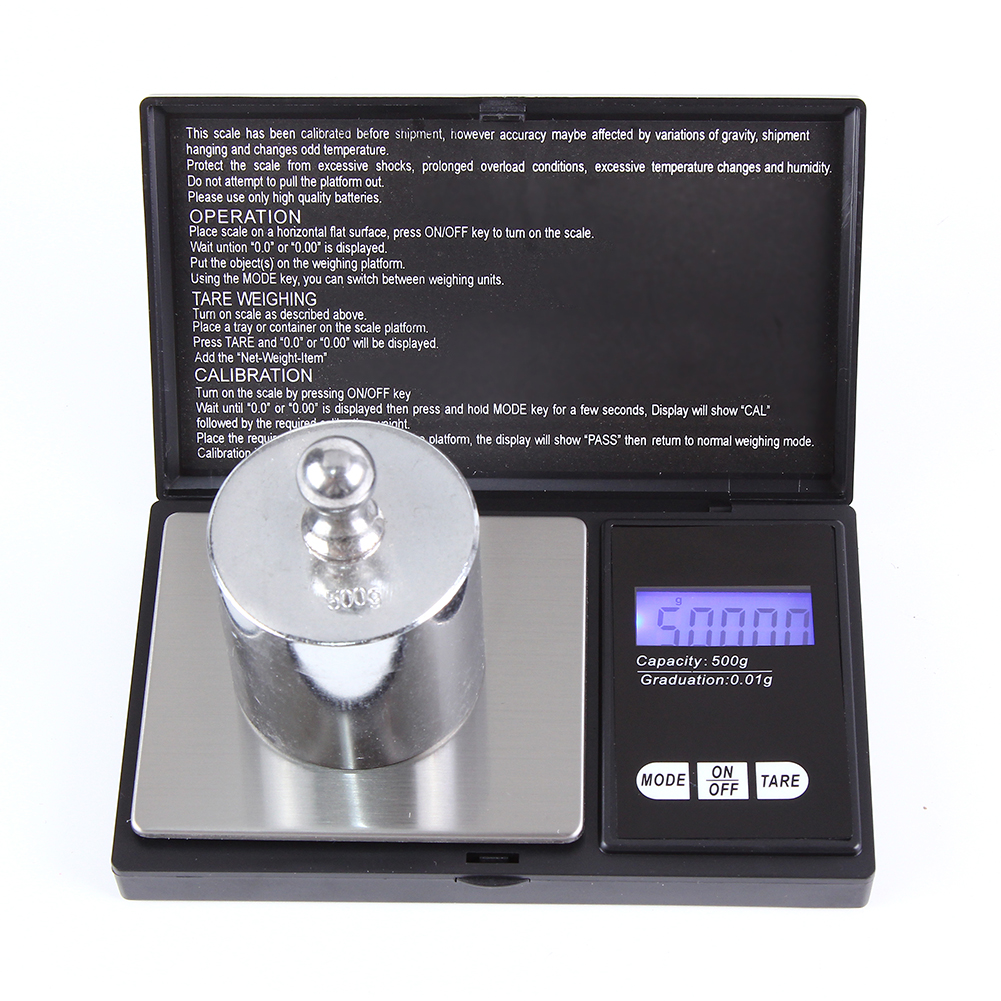 Precise Digital Gram Scale Affordable Easy Use Superb Craftsmanship Electric LCD Display Scale for Kitchen Jewelry Drug