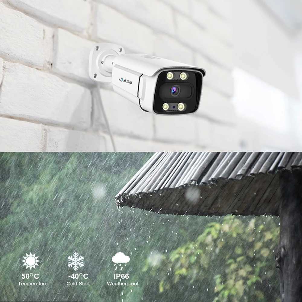 IP Cameras H.265 16CH 5MP Security Camera System POE 5MP Two Way Audio Waterproof Outdoor Colorful Night Camera Video Surveillance Kit P2P 240413