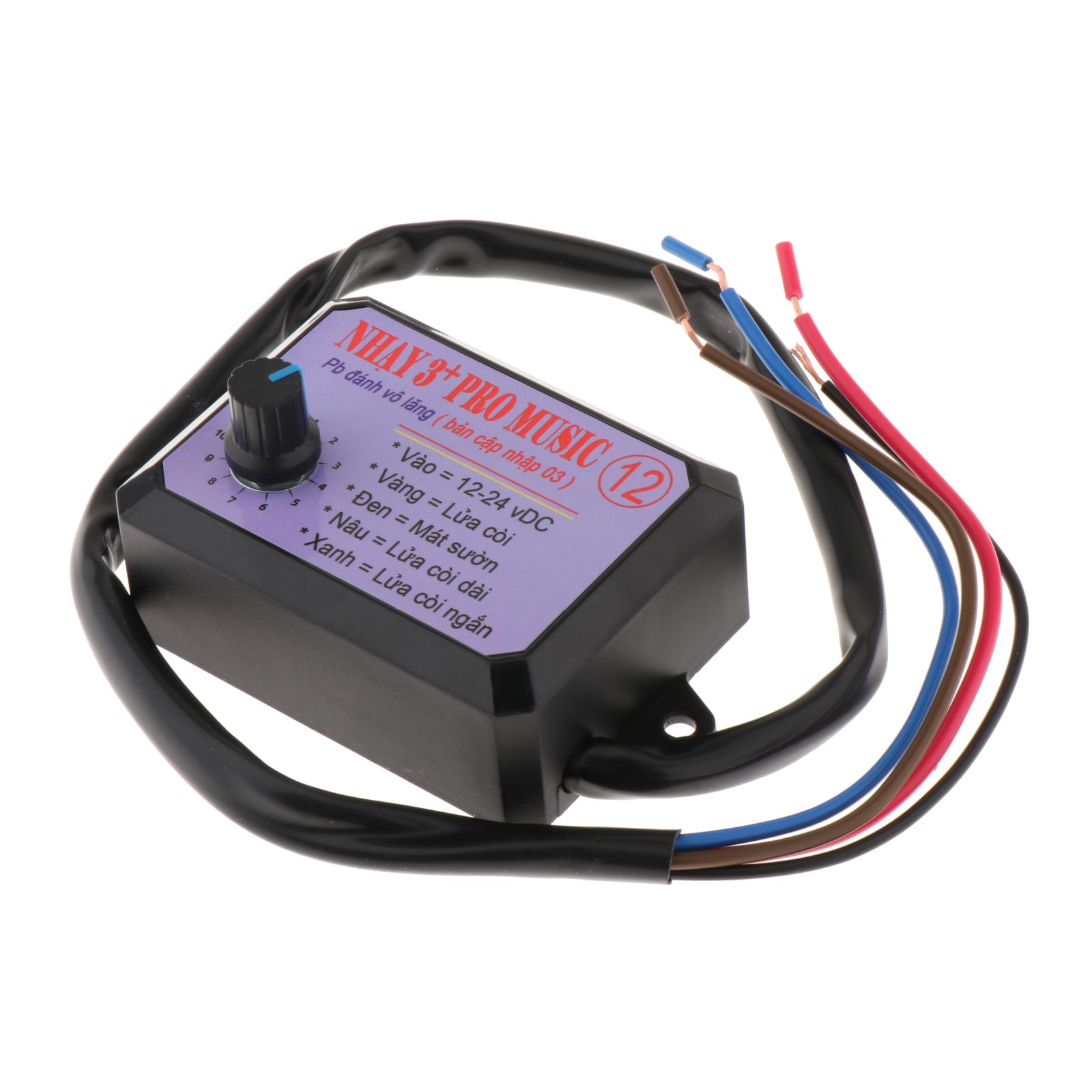 Horn Controller ddmysmile Assembly 12V-24V Car Horn Speaker Sound Control Unit Replacement Car Truck Air Horn Controller Replace Parts Smile