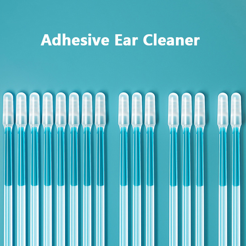 24PCS Disposable Ear Swabs Pick Soft Silicone Ear Wax Removal Tool Earwax Remover For Olders Adult Kid Reusable Ear Cleaner
