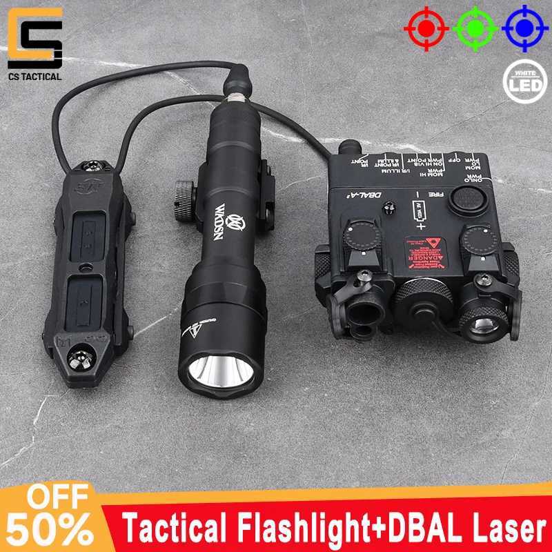 WADSN tactical DBAL-A2 red green blue dot laser M300A hunting reconnaissance light set DBAL A2 white D flash with precision switch W241112