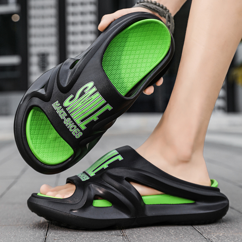 New Men Women Slippers Outdoor Indoor Sandals Beach Trend Men Casual Shoes Thick Soft Sole Slides Men Flip-flops Men's Slippers