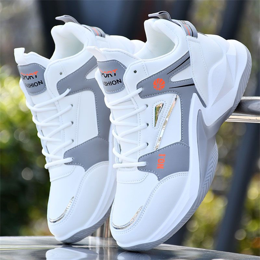 2024 New High Top Basketball Shoes Men Basket Shoes Mesh Breathable Anti slip Sports Shoes Boys Leather Waterproof Running Shoes
