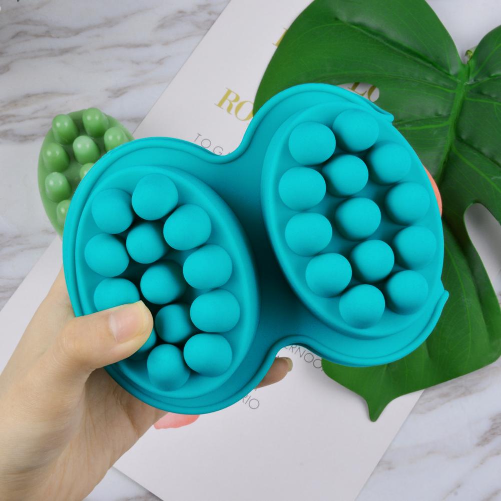 Flexible Soap Mold Silicone Soap Mold for Massage Hair Comb Flexible Reusable 4 Cavities Soap Mold Temperature for Salon