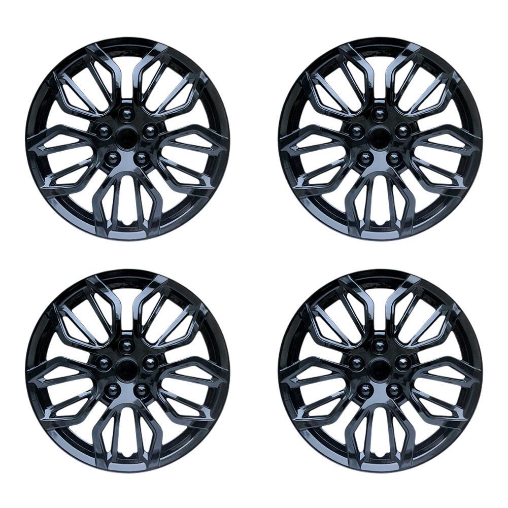 1PC Universal 15" Car Wheel Trims Hub Cover Rim Center Spoke Car Decorative Wheel Clip Hubcap Cover On 10 Accessories D1S8