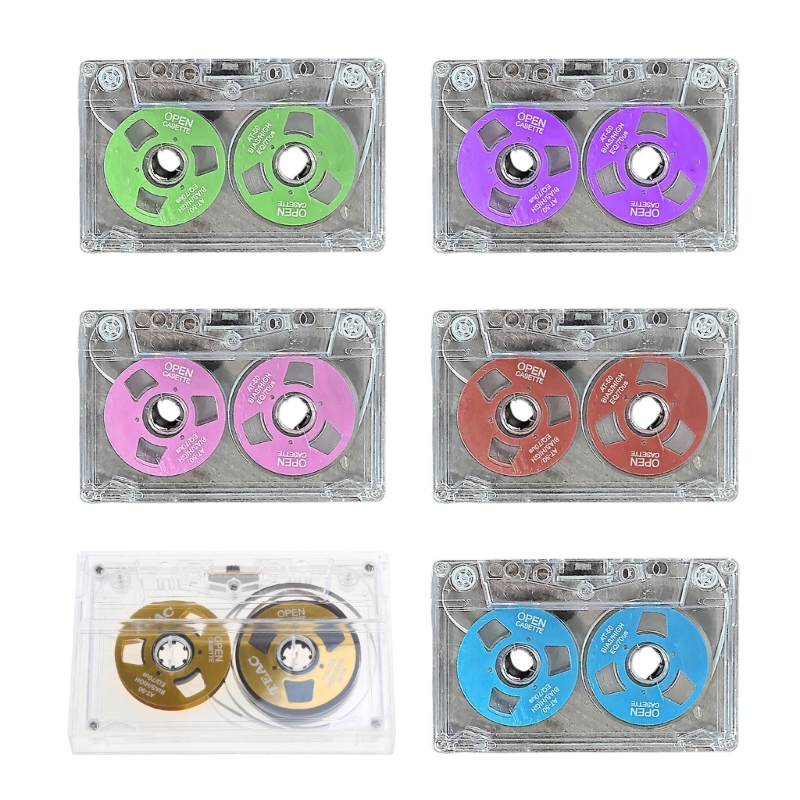Sided Double Metal Cassette Tape Blank Recording Tape Player 2025 Empty Tapes for 50 Minutes of Clear Music Sound Recording
