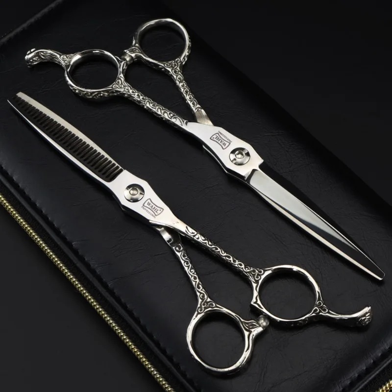 2024 Professional Japan 440c Bearing hair scissors cutting barber haircut thinning shears hairdresser scissors For Professional Japan 440c S2563
