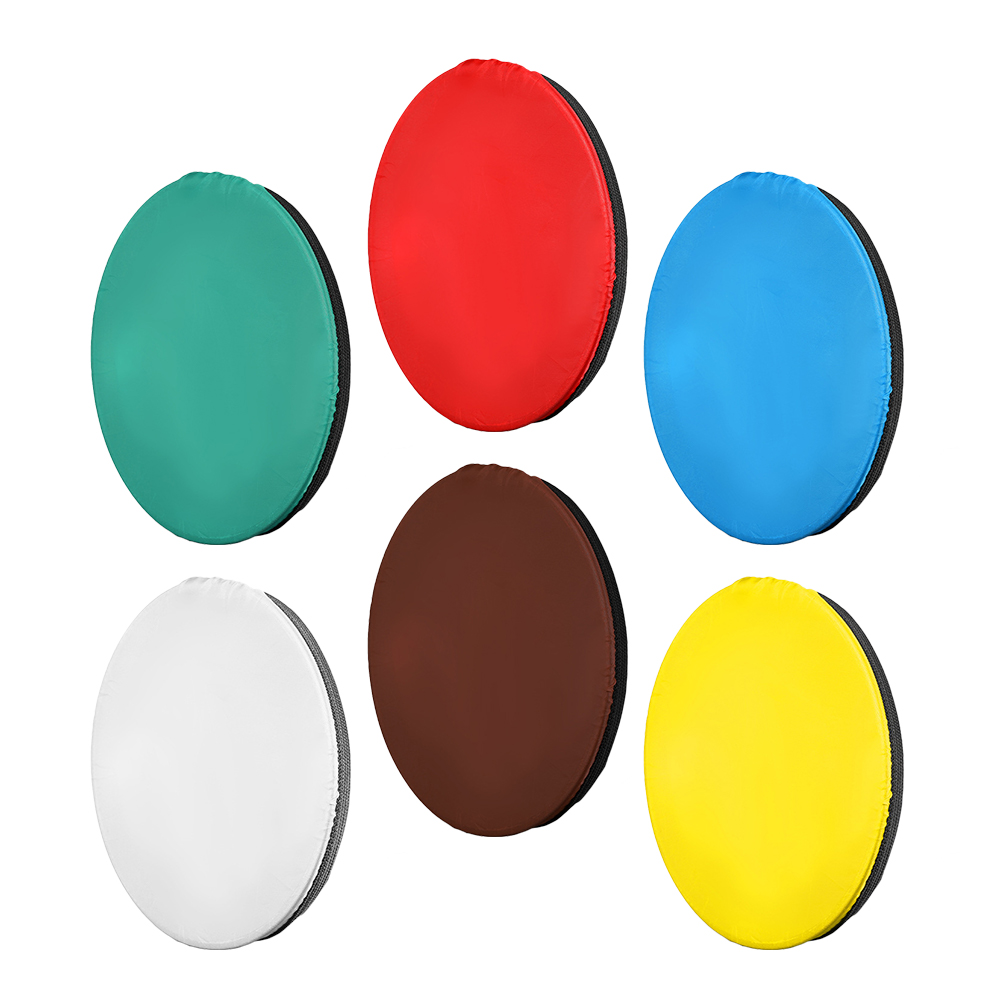 6pcs Camera Lighting Reflector 18cm Diffuser Lamp Cover Camera Lighting Diffuser for Studio Photography Lighting and Outdoor