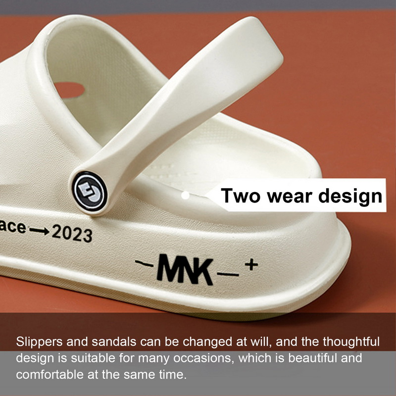 Summer Men's Lightweight Beach Sandals Home Slippers Outdoor Quick Dry Flats Soft EVA Hole Shoes Women Clogs 2024 d3f f2e3 025