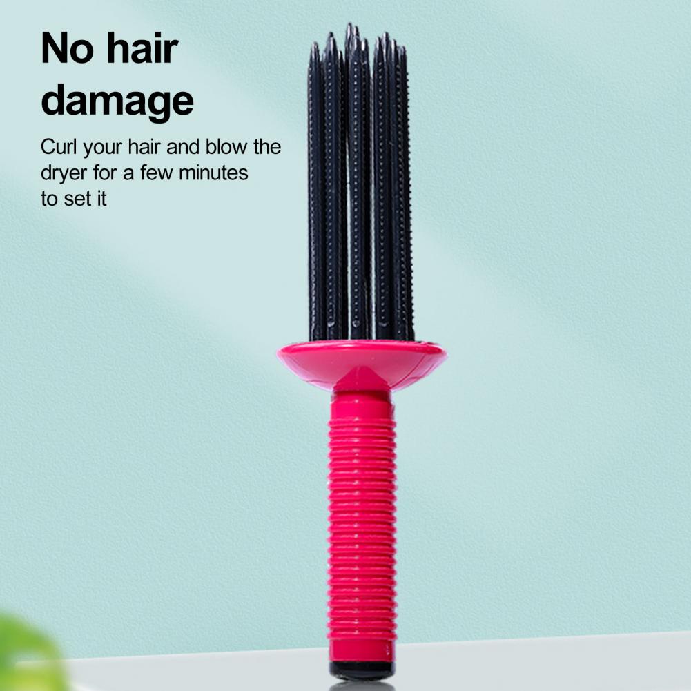 Women Hair Curling Comb Hair Curling Roll Comb Set with 17 Comb Teeth for Fluffy Curly Hair Volume Women's for Curls