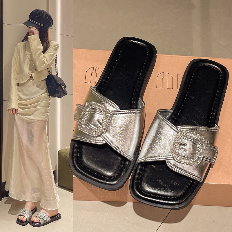China Chic Fashion Slippers Women S Spring And Autumn New Small Fragrance Thick Bottom Lazy Slip On Ddmysheep Ddmysheep ddmythur