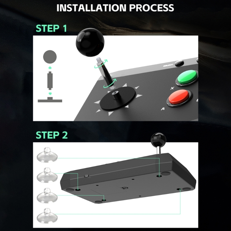 Fight Stick for TV PC Video Game Console Gamepad Controller Arcade Joystick Mechanical Keyboard