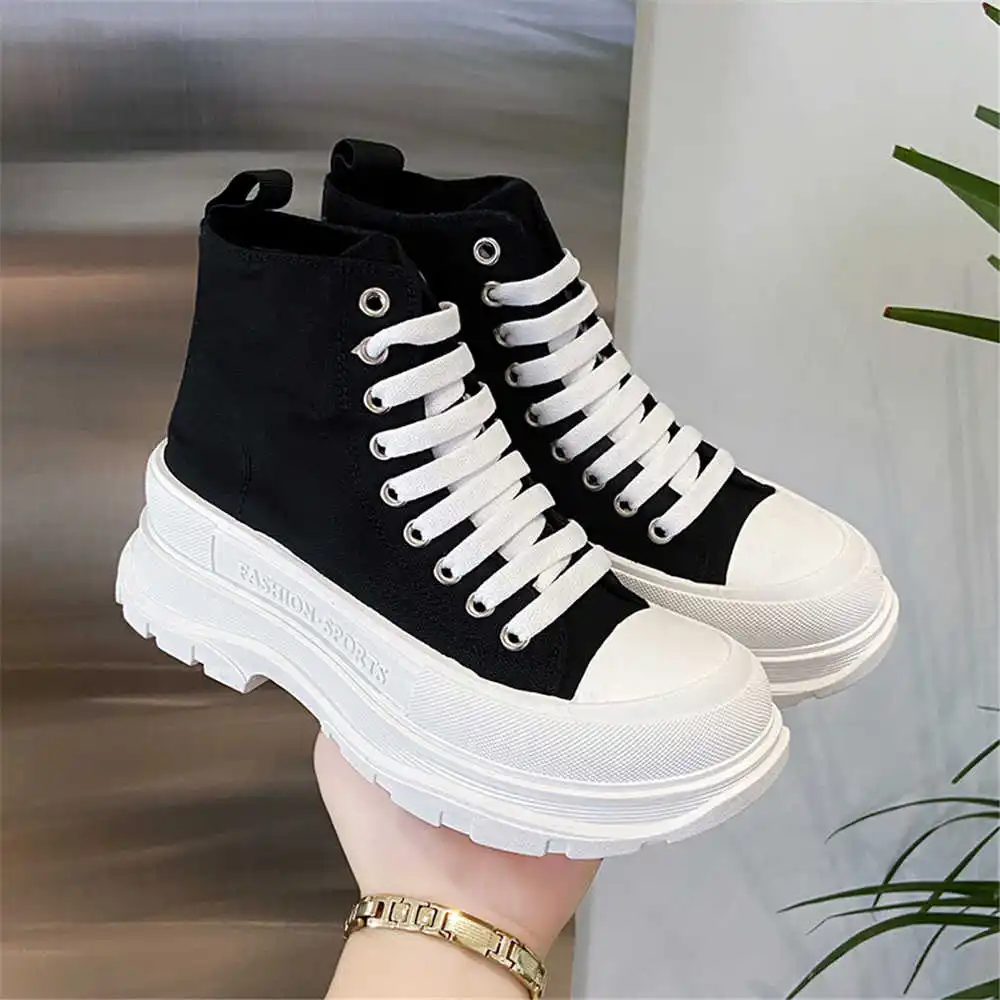 Thick Heeled Super Big Size Womans Running Shoes Pink Boots Womans High Sneakers 48 Sport Basket 2024 Everything Releases