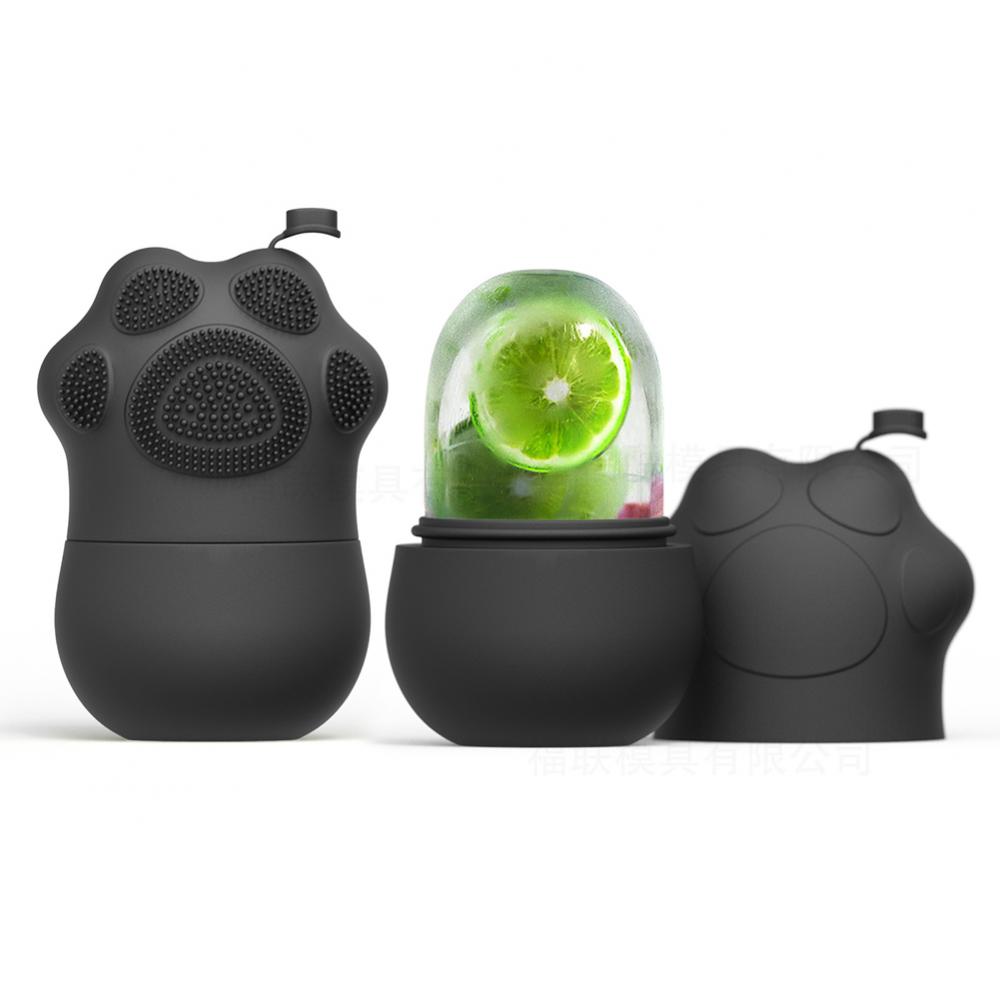 Reusable Cooling Icing New Ice Massage Cups Cold Massage Roller Freezable Face Massager For Muscle Cold Therapy Skin Care Tools smile