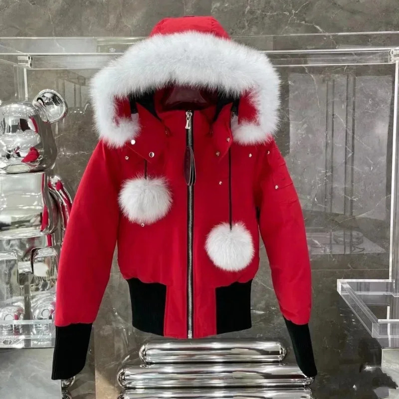 MO * SE KNUCKL * S Womens Winter Jacket Thick Zipper Down Jacket 90 Goose Down Fashion Casual Womens Winter Jacket 241112