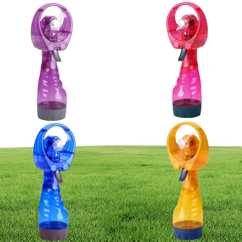 Water Spray Cool Fan Handheld Electric Mini Fan Portable Summer Cool Mist Maker Fans Party Favor Sea 144pcs DAP470