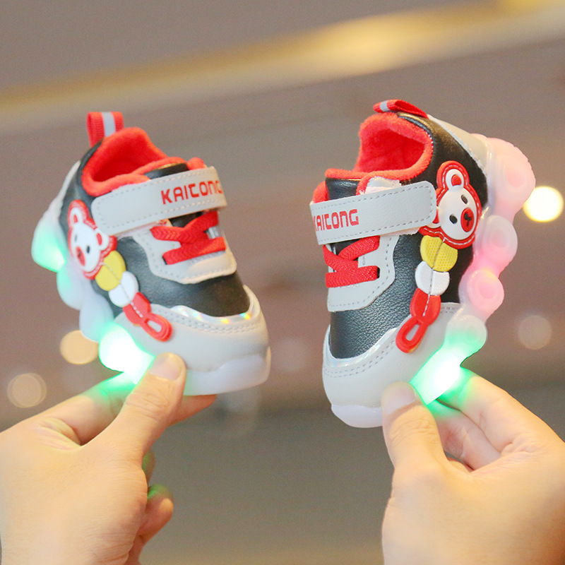 Free Shipping 2024 Winter Baby Black Cotton Shoes, Soft soled Learning Casual Shoes for Infants and Young Children, Men's Baby Sports Shoes