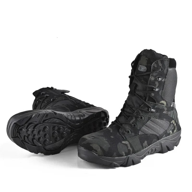 Camouflage Men Boots Work Safty Shoes Men Desert Tactical Boots Autumn Winter Special Force Ankle Boots Men 241112