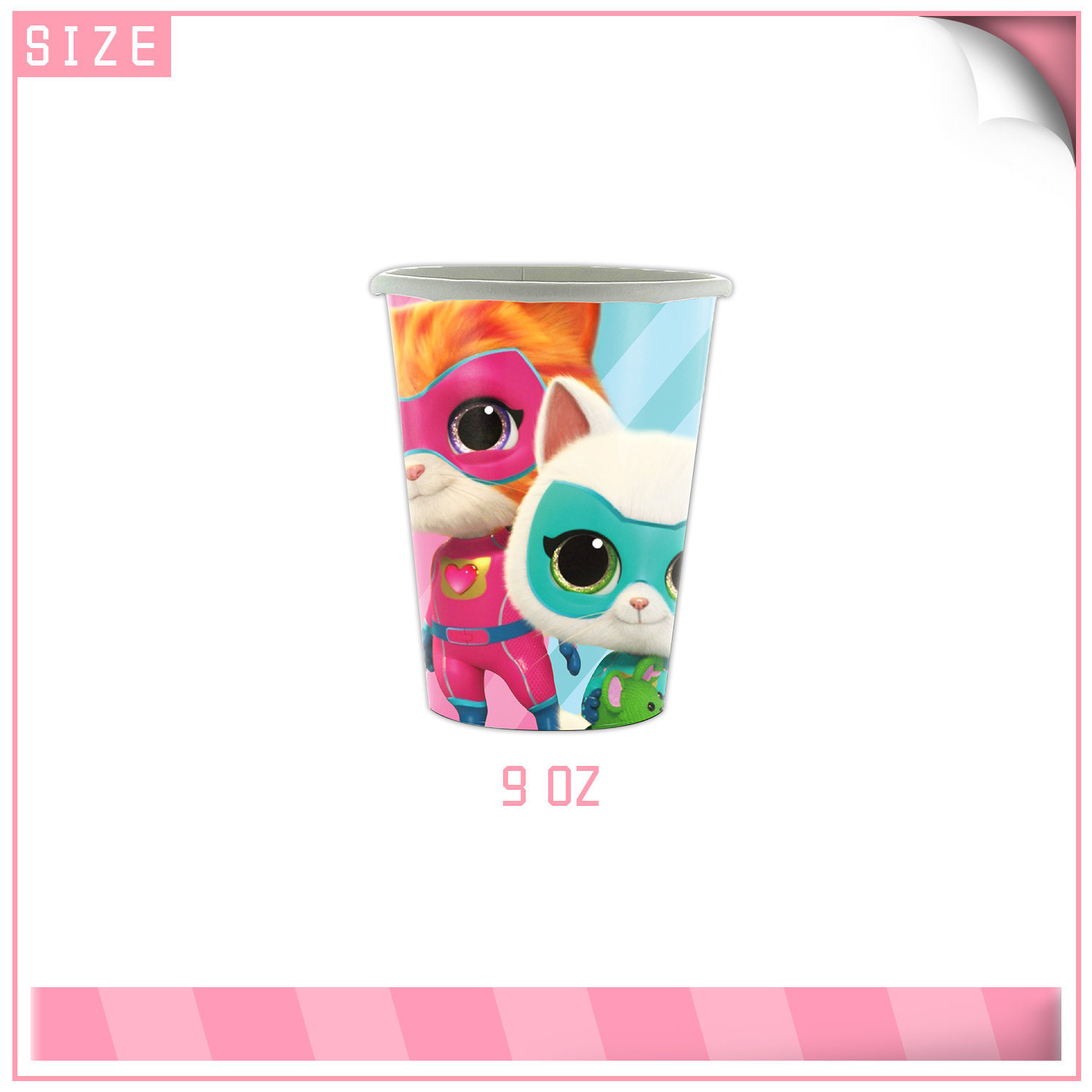 Superkitties Birthday Party Supplies Disposable Tableware Paper Napkin Cup Plate Tablecloths for Kids Baby Shower Decorations