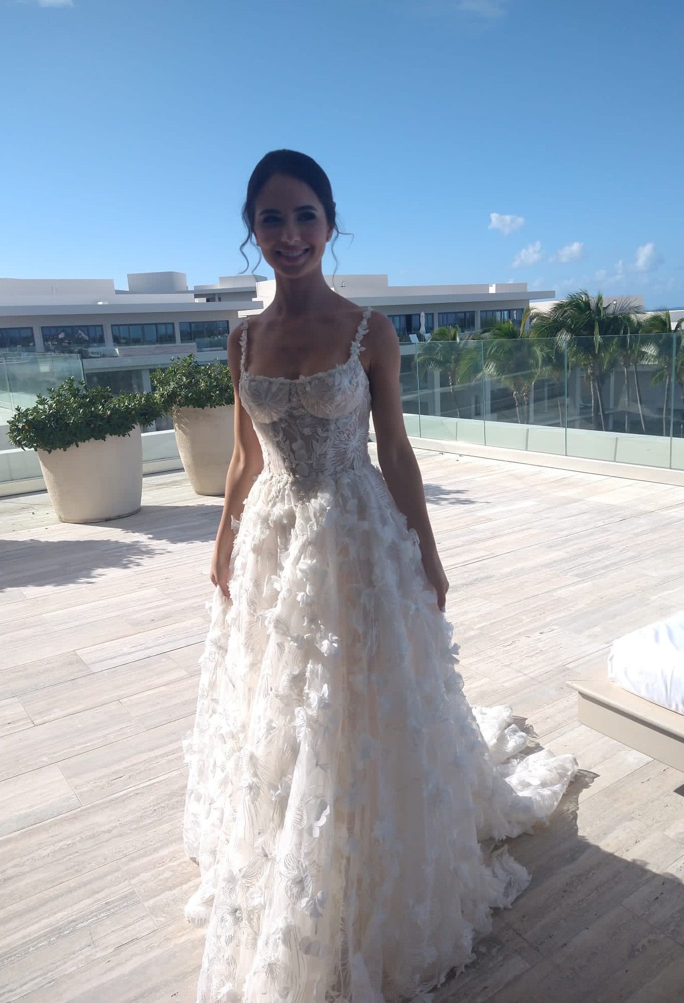 Romantic Ball Gown Wedding Dresses 2024 Sweetheart with Lace Appliques Beaded Bridal Dress Detachable Sleeve Tulle vestidos de novia 04